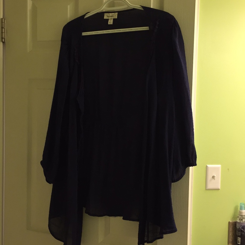 Blue Dress Barn Overcoat